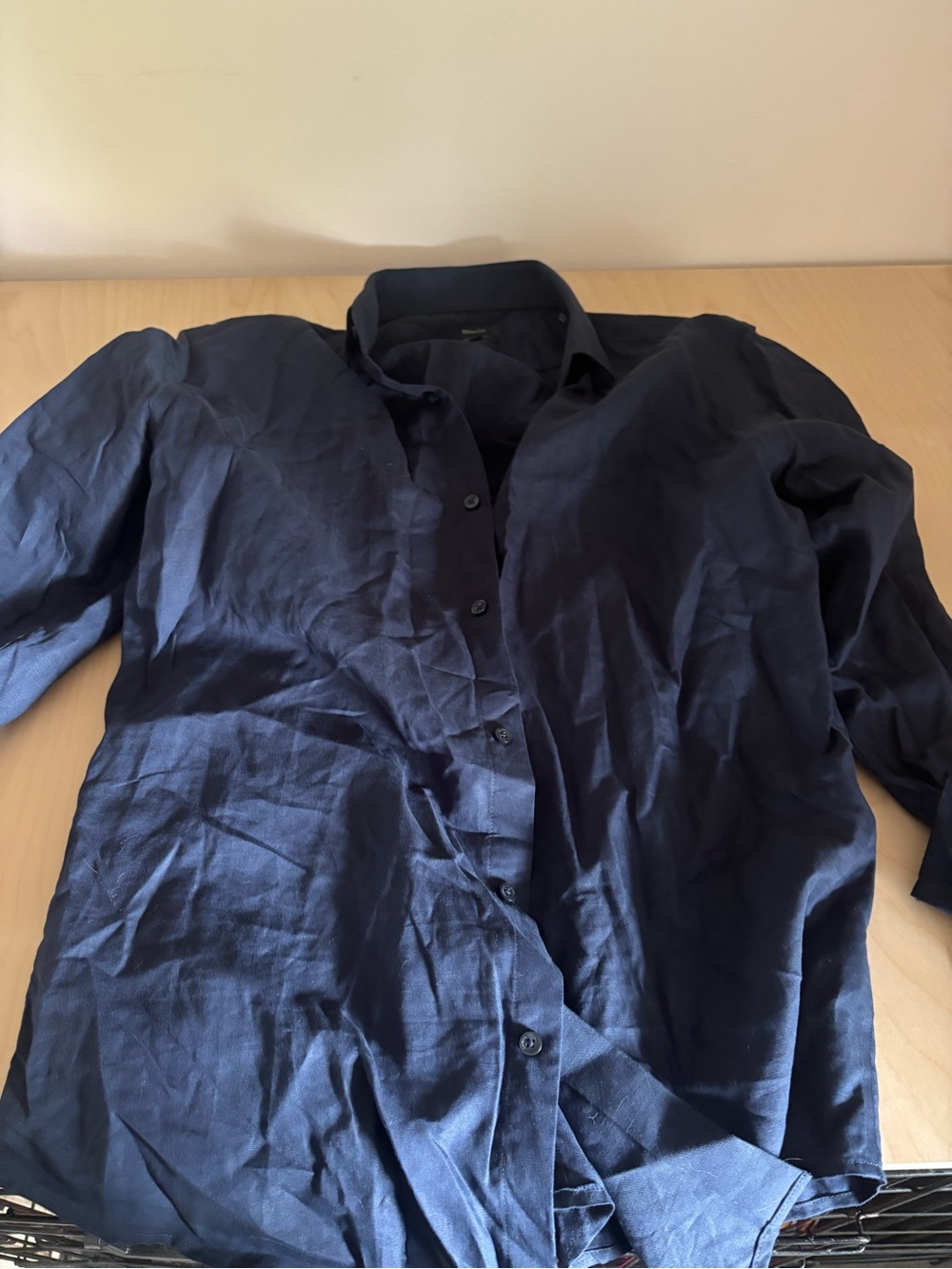 RW&CO. Dark Navy Long-Sleeve Dress Shirt